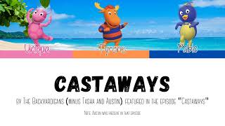 Castaways The Backyardigans Color Coded Lyrics [upl. by Atteynod]