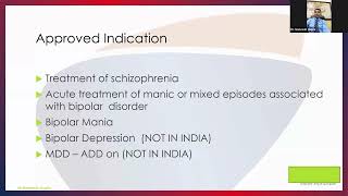 Cariprazine  Uses in Schizophrenia amp Bipolar Disorder  Webinar with Dr Maneesh Gupta [upl. by Arlon]