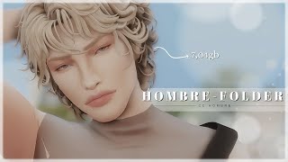 ☁️ CC FOLDER Hombres  Male 704 GB  Los Sims 4 Contenido Personalizado Julio [upl. by Yddub893]