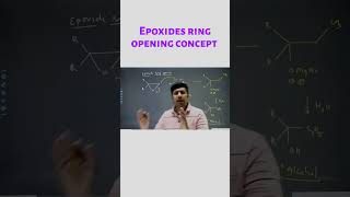 Epoxide ring opening concept chemistry neet neet2024 neetmotivation [upl. by Airelav]