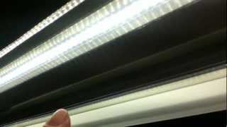 Installed LED T8 22W 5000K 48quot tubes in the fluorescent light fixtures [upl. by Maurine]