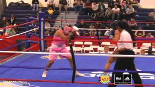 Rebeca Firebaugh Oxnard PAL vs Danyelle Wolf Old School adidas National Boxing Tournament [upl. by Hun]