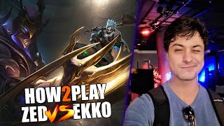 LL STYLISH  ZED VS EKKO SPACING IS THE KEY [upl. by Barbaresi]