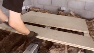 How to board a loft above the insulation [upl. by Niarbo]