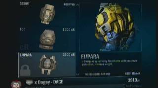 Halo Reach Beta  Armour Sets [upl. by Libys521]