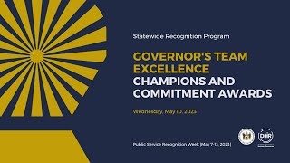 Governors Team Excellence Champions Award and Commitment Award  Wednesday May 10 2023 [upl. by Pinter596]