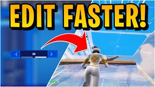 Improve your edit speed in 3 simple steps  Fortnite tips and tricks [upl. by Desiri]