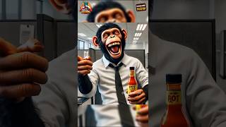 🐵 Chimps Hilarious Office Food Pranks Go WRONG 🔥  cat prank [upl. by Rimas]