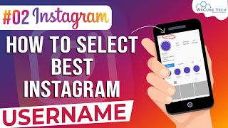 How to Select best Username  Instagram Growth Part2  WsCube Tech [upl. by Yonatan]