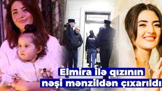 Əhmədin öldürdüyü bacısı Elmira ilə qızının nəşi mənzildən çıxarıldı [upl. by Ursulina440]