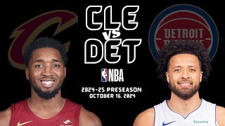 Cleveland Cavaliers vs Detroit Pistons Full Game Highlights  Oct 16 2024  202425 NBA Preseason [upl. by Notned]