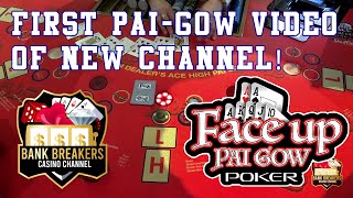 🐲 Pai Gow Poker FACE UP  First PaiGow Video of New Channel  Plaza Hotel amp Casino Las Vegas NV [upl. by Oranneg]