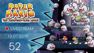 Paper Mario Die Legende vom Äonentor LivestreamBlind  52  In der Gruselvilla [upl. by Oiretule561]