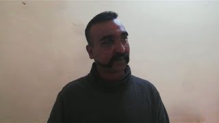 Pakistan military releases video of captured Indian pilot [upl. by Mieka]