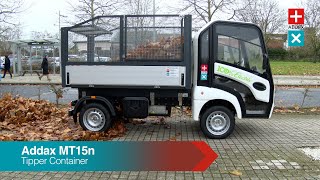 Addax MT15n  Cage Tipper  Waste Management [upl. by Leinto]