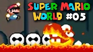 The Lava Monsters Of Vanilla Dome  Super Mario World Lets Play 5 [upl. by Allac381]