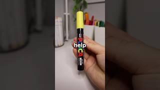 How to use POSCA markers shorts [upl. by Ikcir]