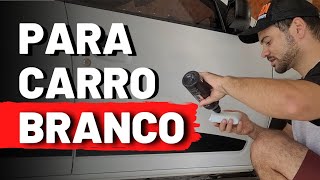 COMO DEIXAR O CARRO BRANCO BRILHANDO COMBO DE CERA [upl. by Trammel86]