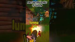 My First Victory Royale This Season 😃😃😃 shorts fortnite [upl. by Ociram378]