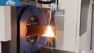 Laser Machine for Cutting Channel Steel [upl. by Bolt]