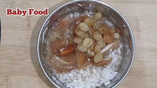 Baby Food  Weight Gain  Poha Badam Dates Rainis Mix Give For 1 year Baby RajaCookingRecipes [upl. by Akema]