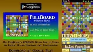 FullBoard Wordfeud Helper App for Android™ [upl. by Fleta]