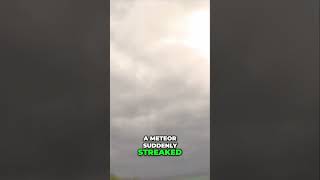 Rare Meteor Crash Captured on Camera During Storm [upl. by Ermeena]