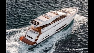 2019 Maritimo X60 Luxury Yacht Tour  BOAT SHOW TOUR [upl. by Rhpotsirhc932]