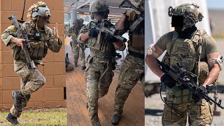 US Special Operation Soldiers Try Airsoft amp DESTROY Everyone With Realistic GBB Rifles  MG42 [upl. by Kciredec785]