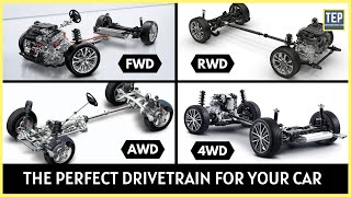 FWD vs RWD vs 4WD vs AWD Whats The Difference Which is Better [upl. by Esyle790]