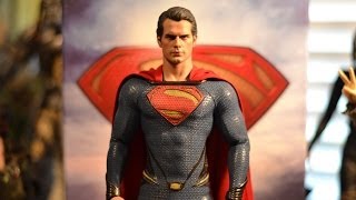 12quot 16 Hot Toys MAN OF STEEL Neck Collar TONY MEI CAPE Custom Modification Tutorial SUPERMAN Figure [upl. by Ahsaei]