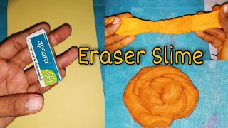 Homemade Eraser slime without activator lensolutuon  borox [upl. by Hsetim]