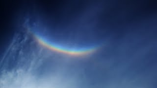 Arco circuncenitalCircumzenithal arc Punta AltaArgentina28052020 [upl. by Eilerua]