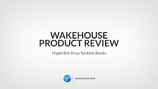 2017 Hyperlite Kruz Boots  Product Review [upl. by Noryahs776]