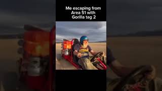 Im too fast💨💨 gorillatag roadto9999vr trending vr [upl. by Drais]