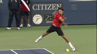 Federer Forehand Return Winner [upl. by Trish]