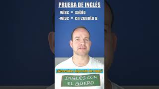 Sufijos en inglés WISE [upl. by Cheatham]