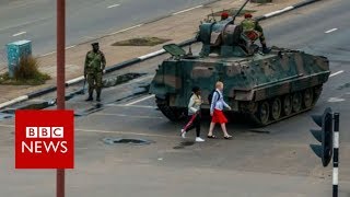 Zimbabwe crisis Mugabe under house arrest after army takeover  BBC News [upl. by Jalbert175]