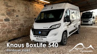 Knaus Boxlife 540 Handover Video [upl. by Seira927]