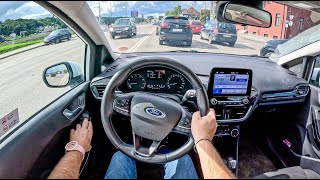 2023 Ford Fiesta 10 125HP 0100 POV Test Drive 1841 Joe Black [upl. by Schweitzer]