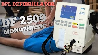 Defibrillator BPL DF 2509  MonoPhasic Defibrillators  BPL Defib DF 2509  Cardiac Arrest use [upl. by Sibylla925]