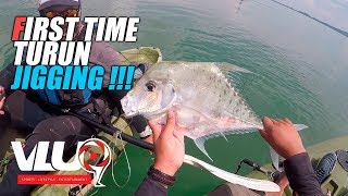 Kayak Fishing Malaysia  Nubis first time jigging [upl. by Bunch]