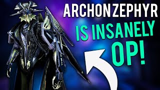 NEW Archon Zephyr is INSANELY Strong Steelpath Killer Warframe 2023 [upl. by Bondie985]