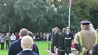 Remembrance Sunday Cowes Isle of Wight 10th November 2024 [upl. by Gerita]