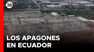 Ecuador ofrece reducir apagones a 8 horas diarias durante largo feriado [upl. by Ocir400]