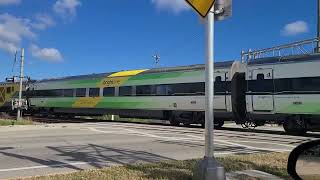 Brightline blasting through Lake Park FL11272024 [upl. by Calli]