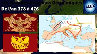 LES GRANDES INVASIONS GERMANIQUES [upl. by Leodora]