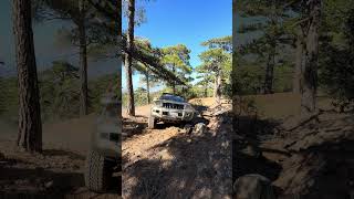 Land Cruiser 120 tackling an off road obstacle landcruiserprado landcruiser offroading [upl. by Madanhoj]