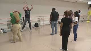 Dance and Theatre masterclass at Buff State [upl. by Ellehciram948]