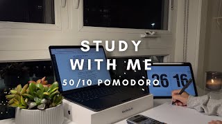 STUDY WITH ME📚 5010 POMODORO  LOFI🎧 HIP HOP CHILL BEATS REAL TIME NO NOISE [upl. by Schroer533]